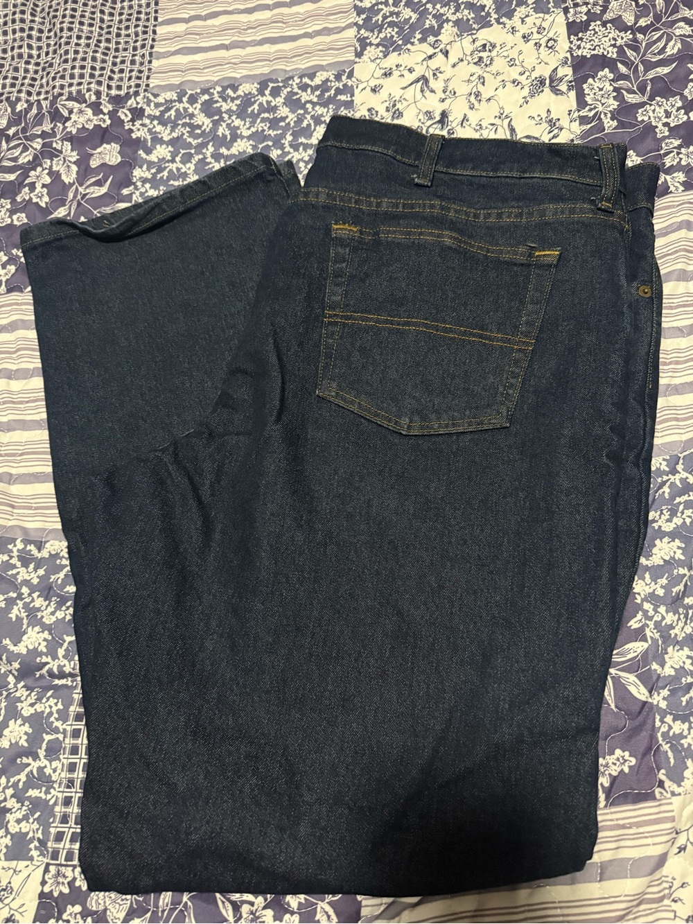 urban pipeline Men's Dark Indigo Relaxed Jeans